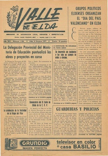 N&uacute;mero 1.100 - 8 de octubre de 1977