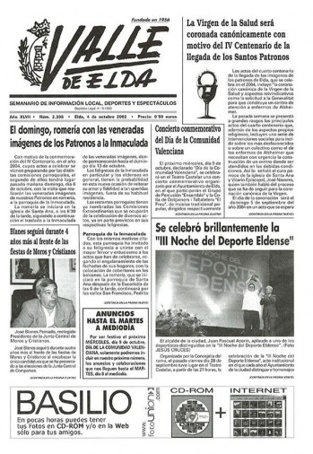 N&uacute;mero 2.308 - 4 de octubre de 2002