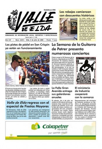 N&uacute;mero 2.610 - 3 de julio de 2009
