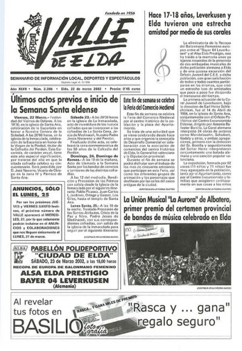 N&uacute;mero 2.286 - 22 de marzo de 2002