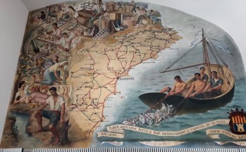 Elda y el calzado en la antigua Estaci&oacute;n de Autobuses de Alicante