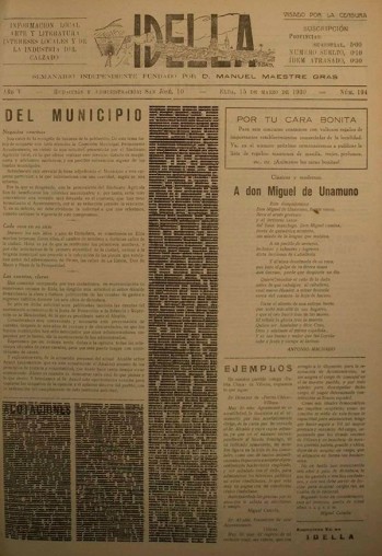 Idella n&ordm; 194 - A&ntilde;o 1930