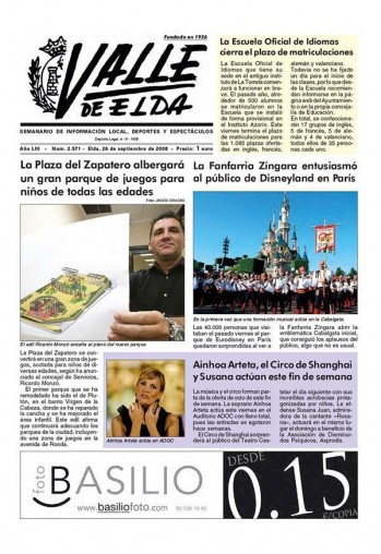 N&uacute;mero 2.571 - 26 de septiembre de 2008
