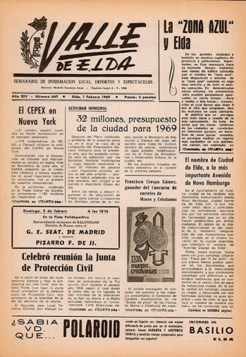 N&uacute;mero 0649 - 1 de febrero de 1969