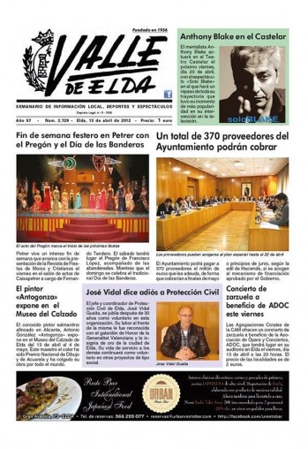 N&uacute;mero 2.729 - 13 de abril de 2012
