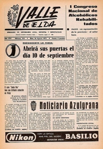 N&uacute;mero 0835 - 26 de agosto de 1972