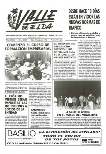 N&uacute;mero 1.821 - 26 de junio de 1992