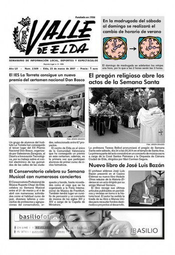 N&uacute;mero 2.509 - 23 de marzo de 2007
