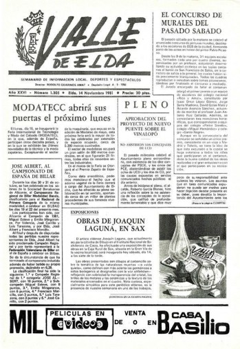 N&uacute;mero 1.305 - 14 de noviembre de 1981