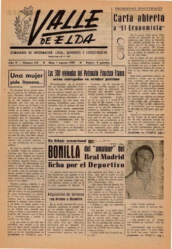 N&uacute;mero 0153 - 1 de agosto de 1959