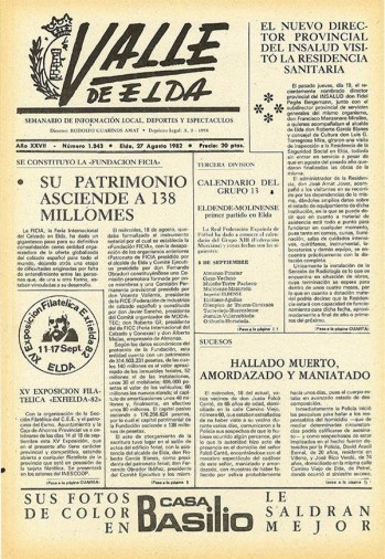N&uacute;mero 1.343 - 27 de agosto de 1982