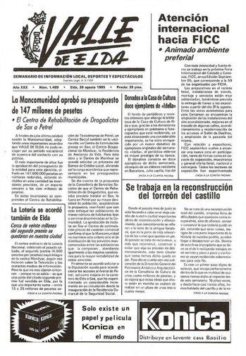 N&uacute;mero 1.489 - 30 de julio de 1985
