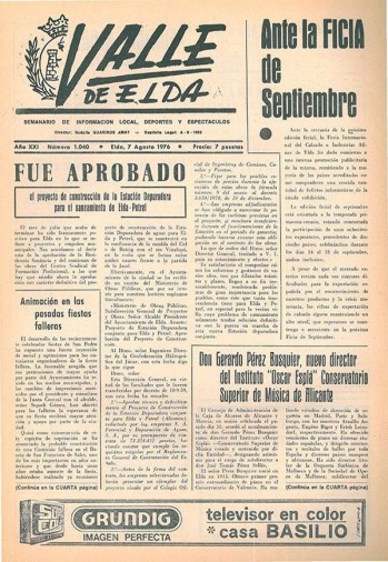 N&uacute;mero 1.040 - 7 de agosto de 1976