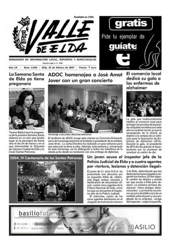 N&uacute;mero 2.505 - 23 de febrero de 2007