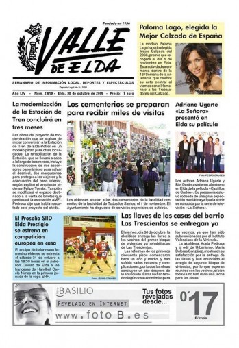 N&uacute;mero 2.619 - 30 de octubre de 2009