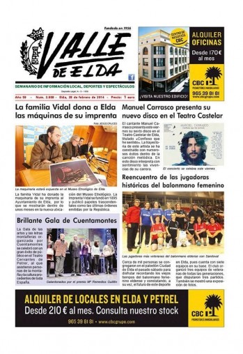 N&uacute;mero 2.808  - 28 de febrero de 2014