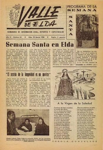 N&uacute;mero 0083 - 29 de marzo de 1958