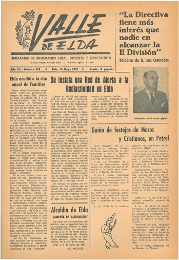 N&uacute;mero 0559 - 13 de mayo de 1967