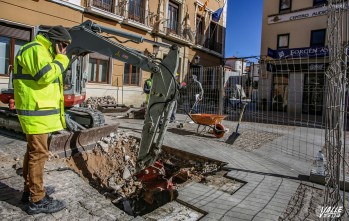 Comienza la construcci&oacute;n de la segunda entrada al refugio de Elda