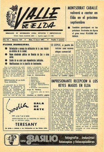 N&uacute;mero 0959  - 11 de enero de 1975