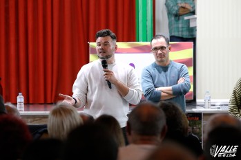 Gabriel Rufi&aacute;n en Petrer: "Es un momento tan chungo que hay que unir fuerzas, tenemos la responsabilidad de intentarlo"