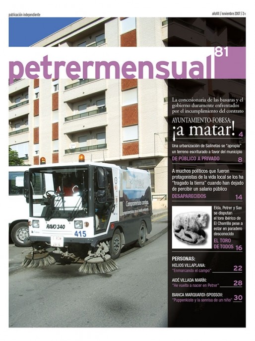 Petrer Mensual Nº 81<span>Noviembre de 2007</span>