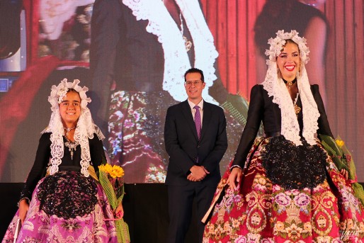 Gemma Mart&iacute;nez y Yasmin Singh, Falleras Mayores de Elda 2025
