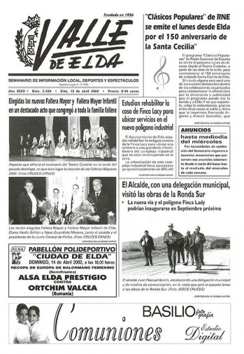 N&uacute;mero 2.289 - 12 de abril de 2002