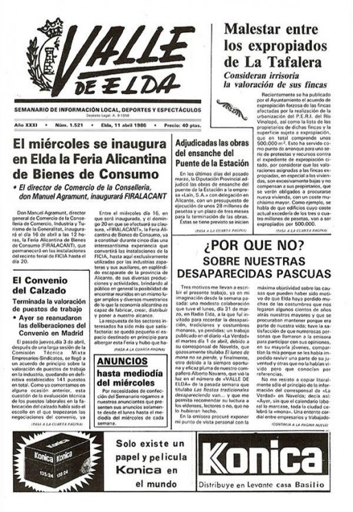 Número 1.521<span>11 de abril de 1986</span>