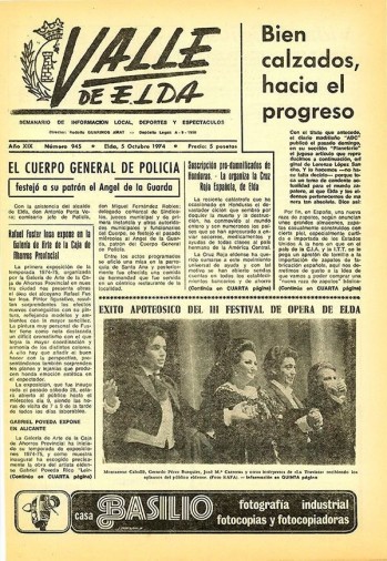 N&uacute;mero 0945 - 5 de octubre de 1974