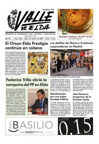 N&uacute;mero 2.547 - 8 de febrero de 2008