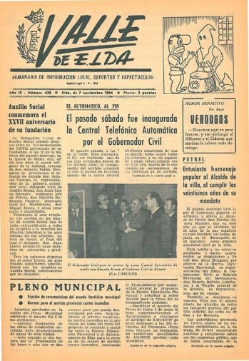 N&uacute;mero 0428 - 7 de noviembre de 1964