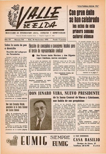 N&uacute;mero 0744 - 28 de noviembre de 1970