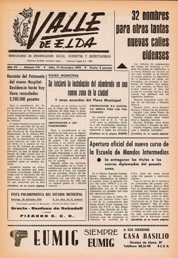N&uacute;mero 0747 - 19 de diciembre de 1970