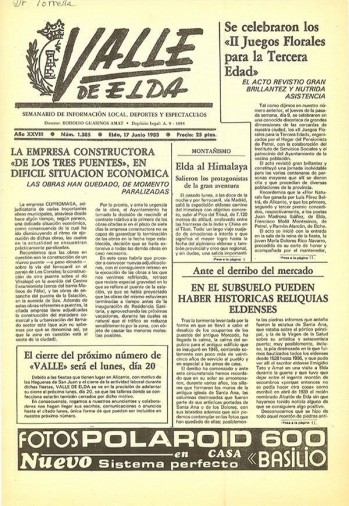 N&uacute;mero 1.385 - 17 de junio de 1983