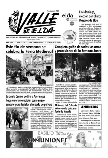 N&uacute;mero 2.379 - 2 de abril de 2004