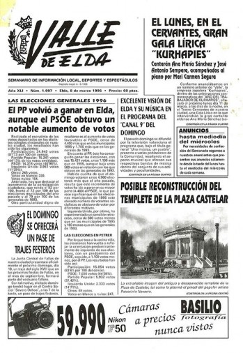 N&uacute;mero 1.997 - 8 de marzo de 1996
