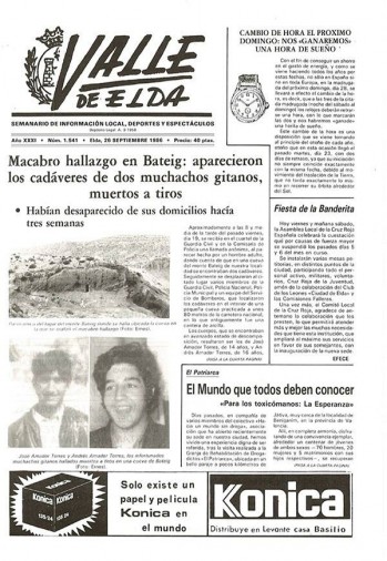 N&uacute;mero 1.541 - 26 de septiembre de 1986
