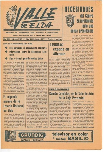 N&uacute;mero 1.107 - 26 de noviembre de 1977