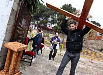 La lluvia obliga a aplazar el V&iacute;a Crucis hasta el pr&oacute;ximo s&aacute;bado 28 de marzo