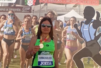 Paqui T&aacute;rraga, subcampeona de Espa&ntilde;a de cross