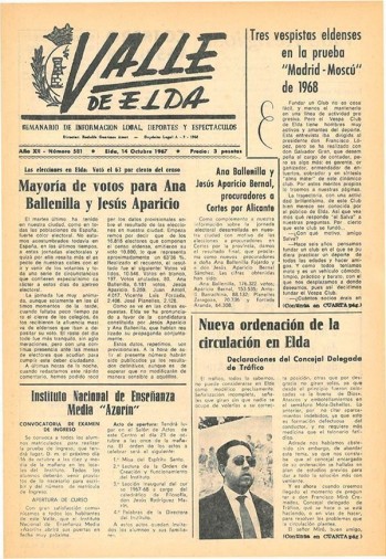 N&uacute;mero 0581 - 14 de octubre de 1967
