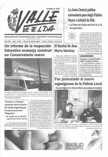 N&uacute;mero 2.232 - 2 de febrero de 2001