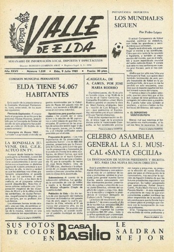 N&uacute;mero 1.339 - 9 de julio de 1982