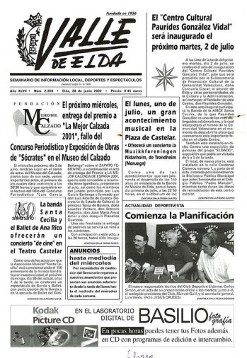 N&uacute;mero 2.300 - 28 de junio de 2002