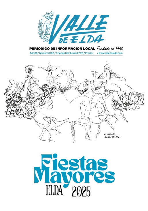 Joaqu&iacute;n Planelles ilustra la portada del n&uacute;mero especial de Fiestas Mayores de Valle de Elda