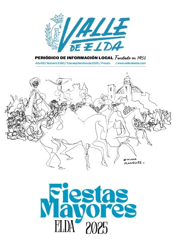 Joaqu&iacute;n Planelles ilustra la portada del n&uacute;mero especial de Fiestas Mayores de Valle de Elda