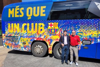 Juan Herrero se vuelca con el Barcelona