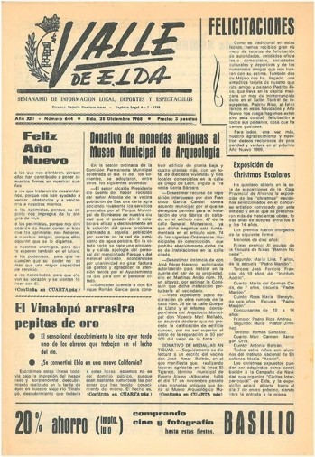 N&uacute;mero 0644 - 28 de diciembre de 1968