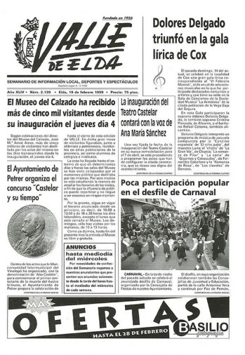 N&uacute;mero 2.139 - 19 de febrero de 1999